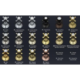 Смеситель Nicolazzi Classico 3401GO75 для ванны и душа, золото, ручки EL CAPITAN