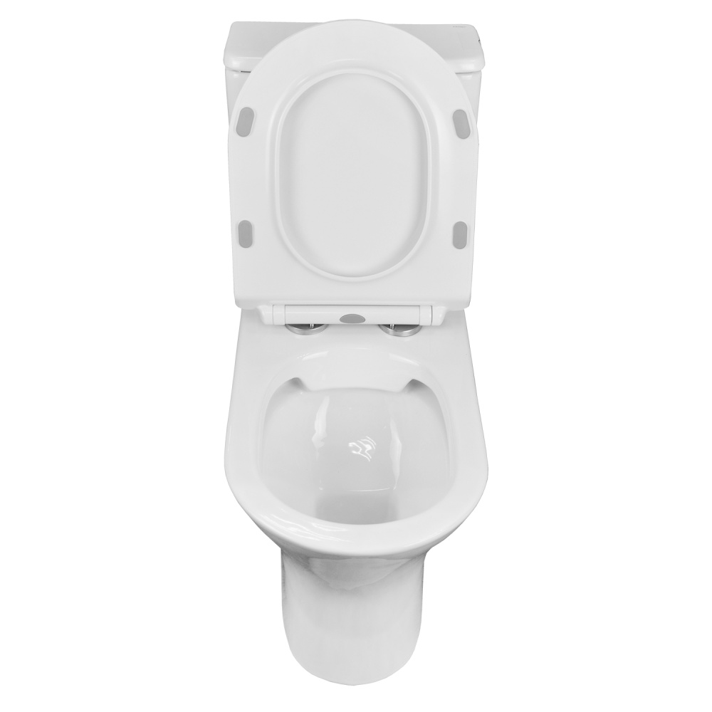 Фото Унитаз-компакт Azario FRETTA ROUND (AZ-1038A) Белый