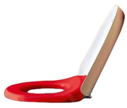 Фото Крышка-сиденье для унитаза Laufen Florakids 8.9103.1.062.000.1 бело-красное