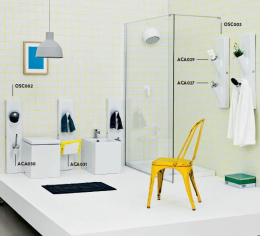 Настенный керамический модуль ArtCeram Sotto Sopra (OSC003 01 00) белый