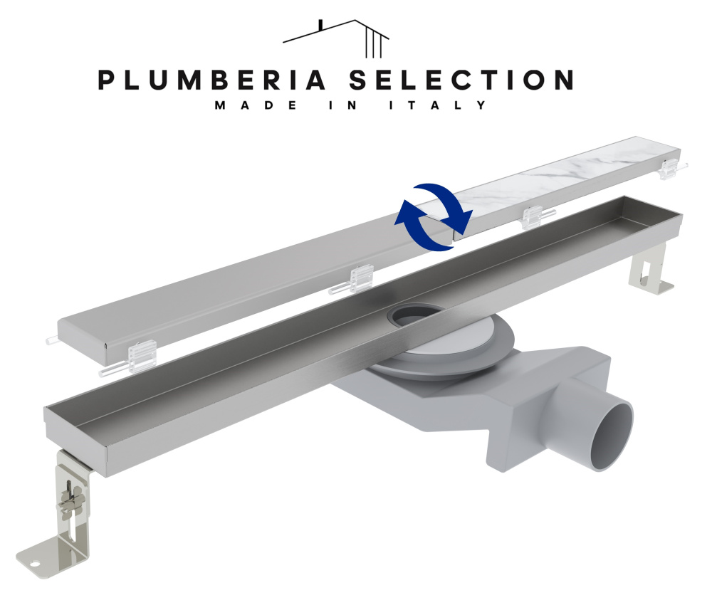 Душевой трап Plumberia Selection PSL LINEAR PSL90MT