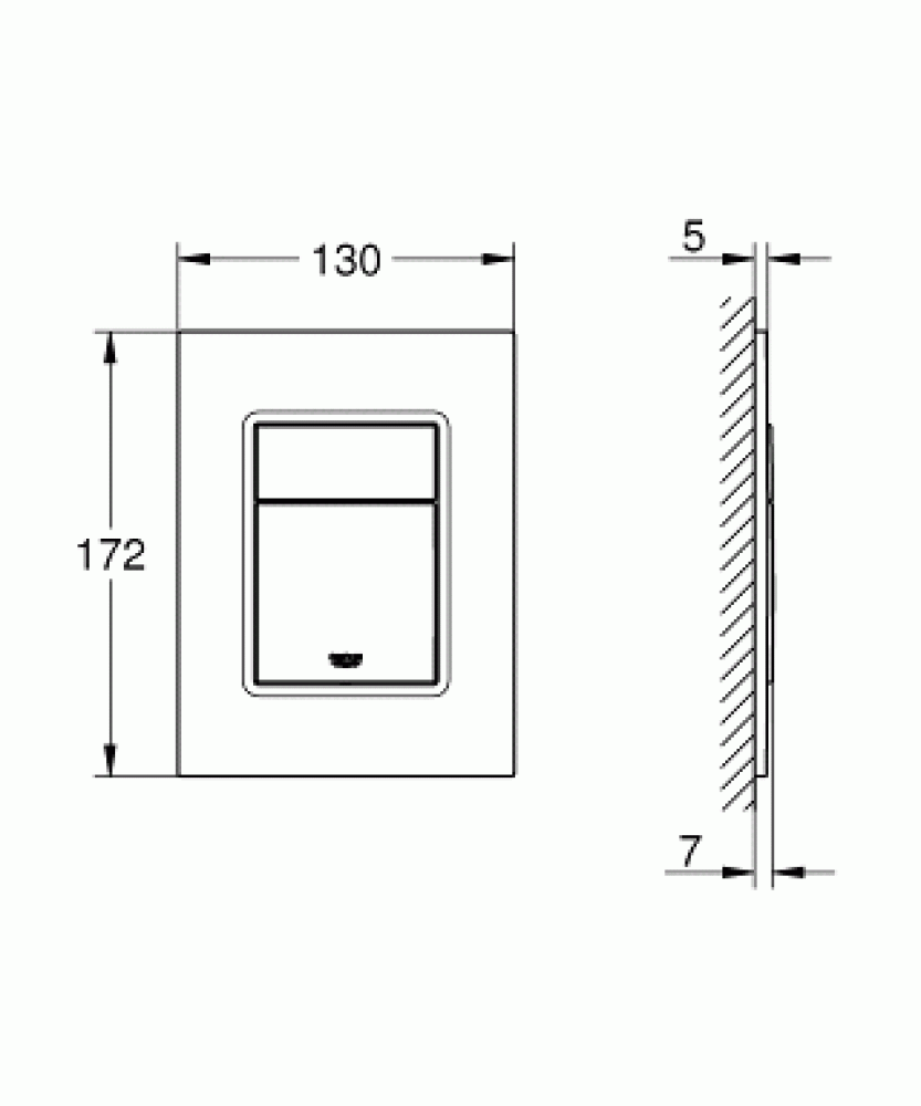Кнопка смыва Grohe Skate Cosmopolitan (37535BE0)