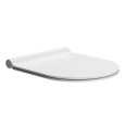 GSI MS76SN09 PURA/KUBE X/NORM тонкое сидение для унитаза 46 soft close белый матовый