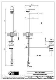 Смеситель для раковины Gessi Riflessi (34903#031)