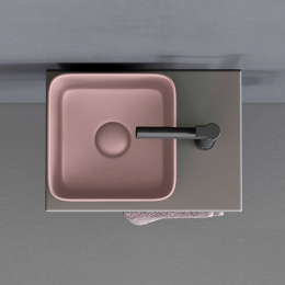 Ceramica CIELO Shui Comfort MILAQ CP - Раковина накладная Minimo 25*25 см Cipria