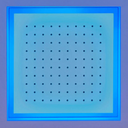 Фото Antonio Lupi Meteo METEO1.BAL Душевая система 35x35x11 см, цвет зеркальная сталь, с подсветкой