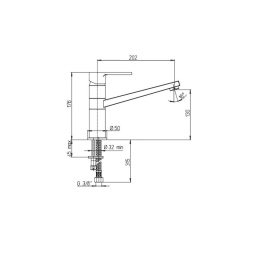 Фото Смеситель для кухни Paini Le Mans 90CR573GMLMKM хром