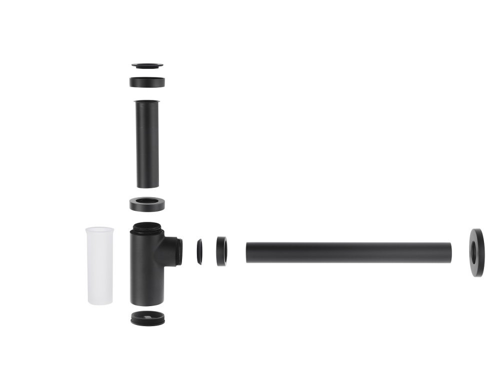 Фото Сифон для раковины Timo 958/17L золото матовое