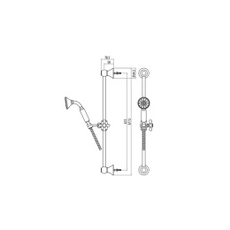 Душевой гарнитур Gattoni PD (1039/PDC0cr) хром