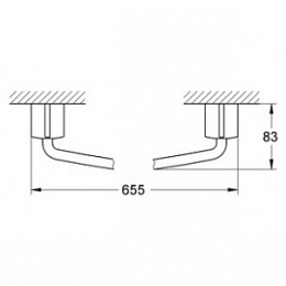 Полотенцедержатель Grohe Tenso 40292000
