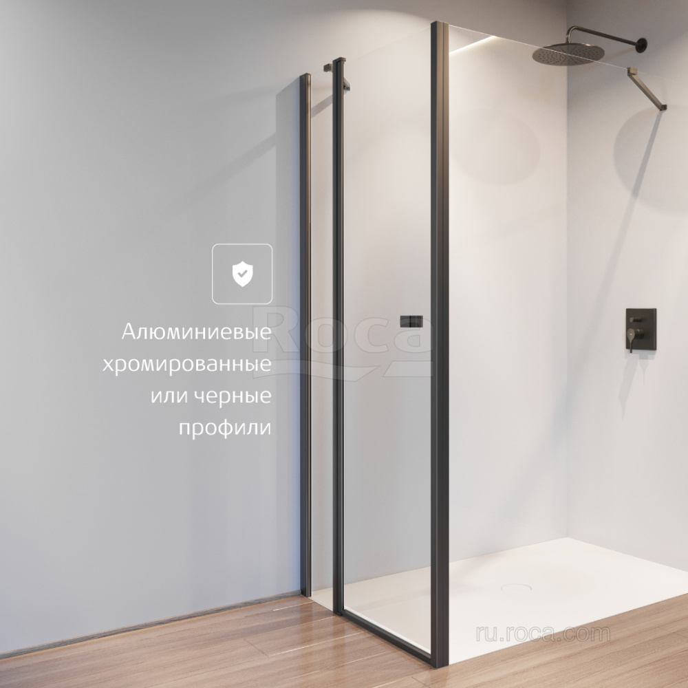 Душевое ограждение Roca Capital (M4610016M) черный