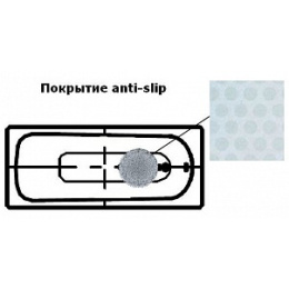 Стальная ванна 180х80 см Kaldewei Saniform Plus 375-1 с покрытием Anti-Slip