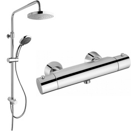 Душевой набор Vitra System Rain (A45597EXP/A47056EXP) хром