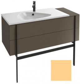 Тумба под раковину Jacob Delafon Nouvelle Vague 120 см, EB3033-G60, цвет - желтый глянцевый