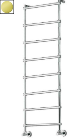 Водяные полотенцесушители Полотенцесушитель Margaroli Sole 442-8 4424708GO водяной, золото