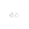 Сиденье для унитаза VitrA S50 110-003-019 круглое белое дюропласт с микролифтом