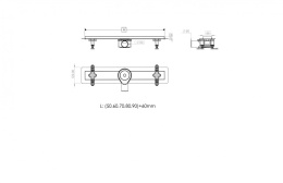 Фото Дренажный канал Timo Premium (DP-PG70-RS50(DRY)) сталь