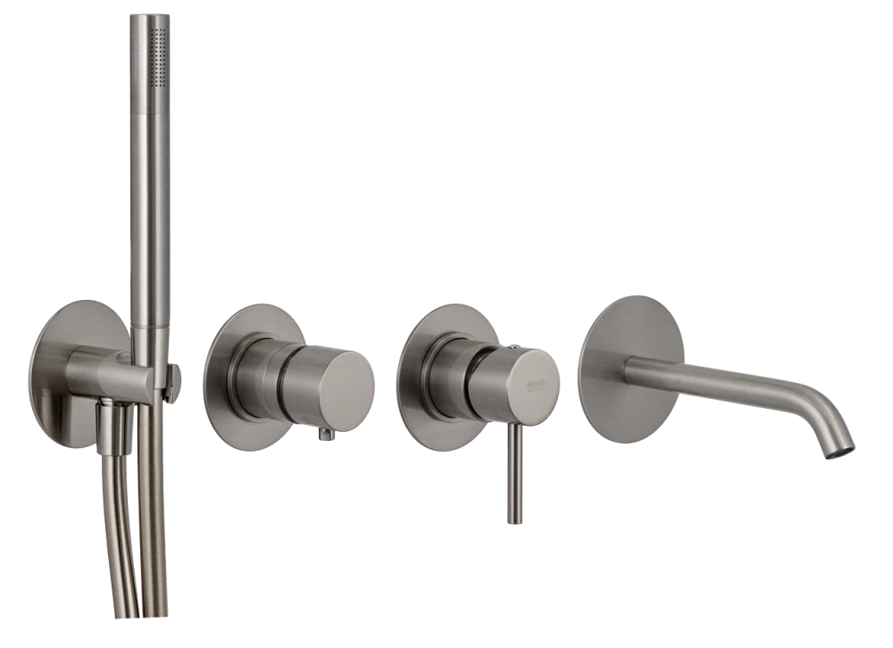 Фото Смеситель для ванны Remer X Style X96S03ROXXXV, сталь