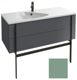 Тумба под раковину Jacob Delafon Nouvelle Vague 120 см, EB3036-G95, цвет - оливковый глянцевый