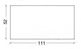 Фото Armadi Art NeoArt 857-111-NM Столешница мрамор 111см Nero Marquina для раковин хрусталь, LV-204