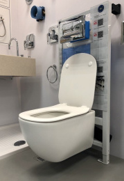 Фото Подвесной унитаз Ideal Standard Tesi Silk White AquaBlade без сиденья, белый матовый, T0079V1