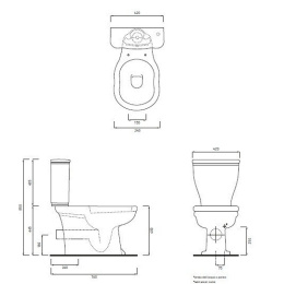 Cielo Windsor WINVAMPB + WINCAMB Унитаз напольный с бачком (белый)