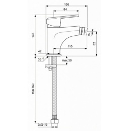 Vidima BALANCE BA265AA Смеситель для биде