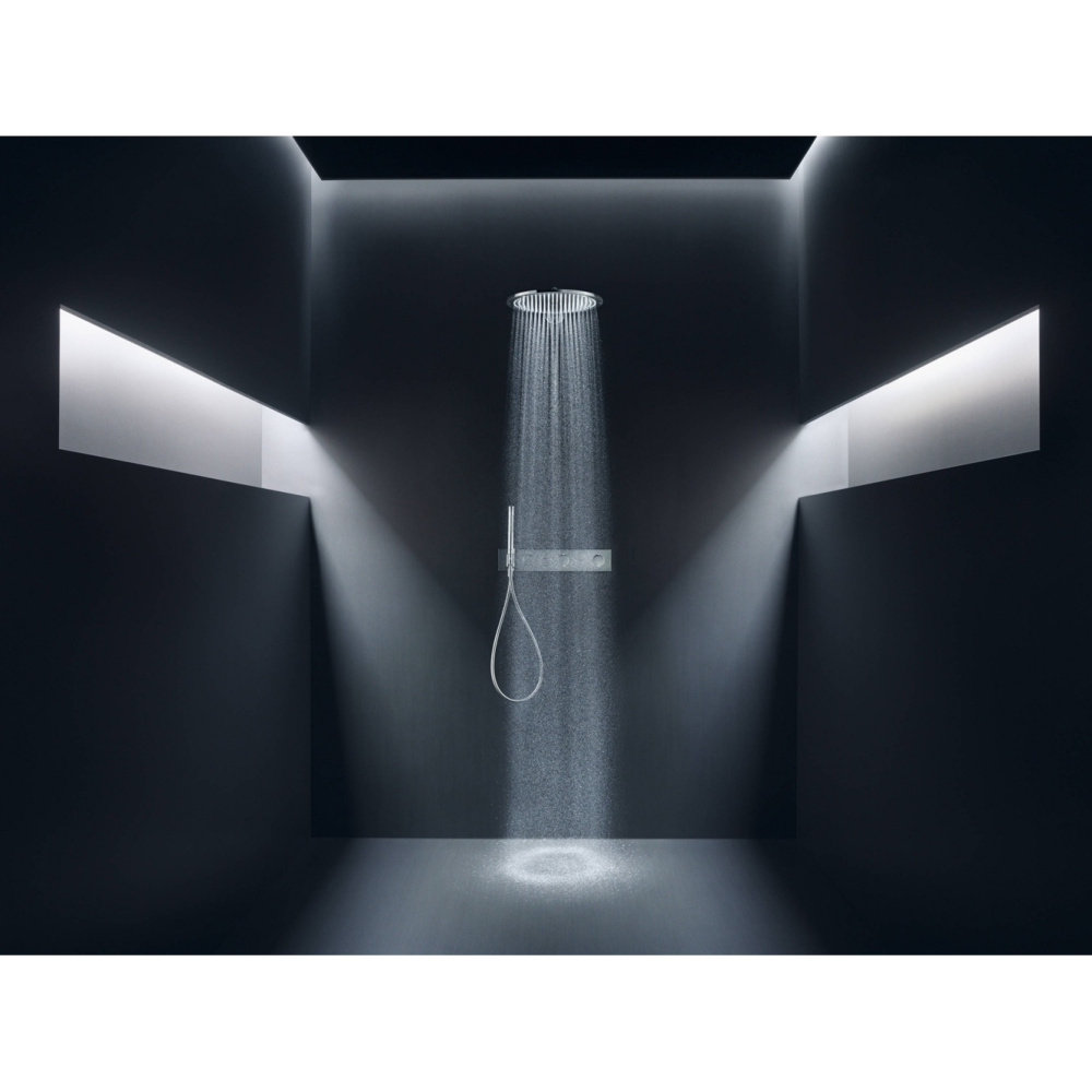 Верхний душ Axor ShowerSolutions 26034000, 35,5x35,5 см, 1 режим струи, с держателем, хром