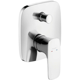 Смеситель для ванны Hansgrohe PuraVida (15445400) хром, белый