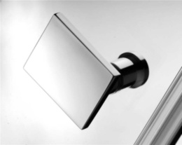 Душевая дверь в нишу Radaway Almatea DWJ 80 L профиль Хром стекло Графит 30802-01-05N