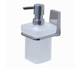 Дозатор для жидкого мыла с держателем WasserKRAFT Lopau K-6099