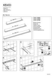 Полотенцедержатель Keuco Edition 400 11501010600, хром