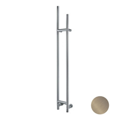 Фото Водяной полотенцесушитель Margaroli 417SXBUN цвет шлифованный никель