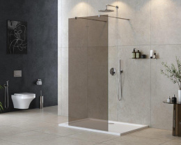 Фото Душевой уголок Cezares Relax RELAX-AH-2-100/80-C-Bi, 100 х 80 см, стекло прозрачное, цвет профиля бе