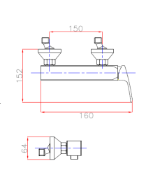 Фото Смеситель Cezares Legend DM-01 цвет хром