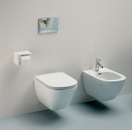 Фото Унитаз подвесной Laufen Lua (8.2008.3.000.000.1) безободковый, белый глянцевый