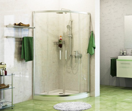 Фото Душевой уголок WasserKRAFT Main 41S23, четверть круга, стекло прозрачное, 100 см