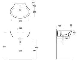 Раковина Simas Lft Spazio LFT24bi*1