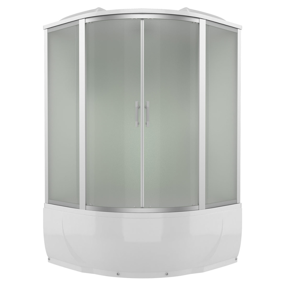 Душевая кабина 135x135x225 Erlit (ER4335T-W3) , Поддон высокий
