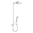 Душевая стойка Hansgrohe Raindance Select E (27283400) хром/белый