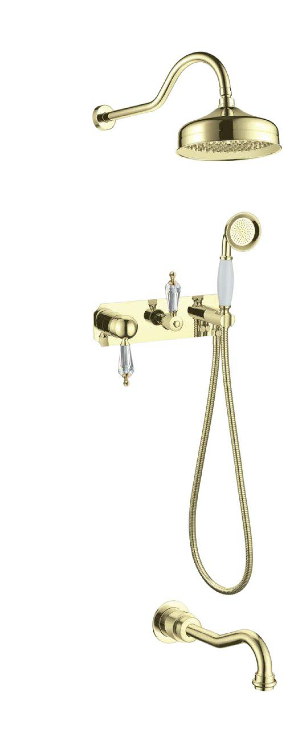 Фото Смеситель для ванны Boheme Imperiale Ripresa (328) золото