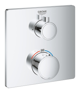 Фото Grohe Grohtherm 24078000 Термостат для душа, встраиваемый без подключения шланга