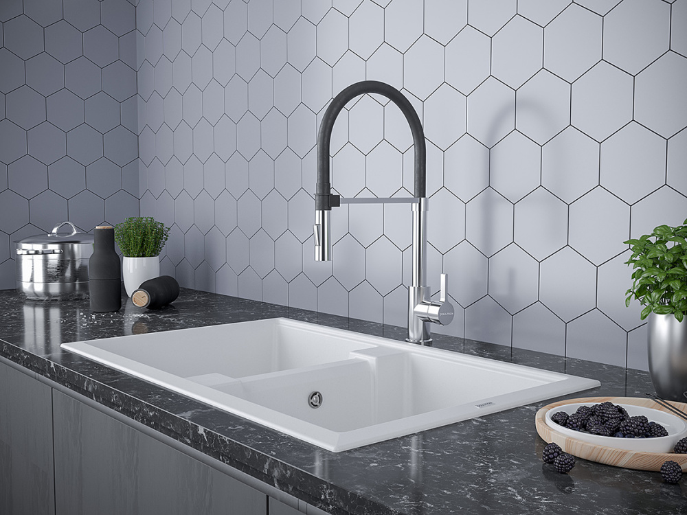 Смеситель для кухни Paulmark Halt (Ha214021-CR) хром