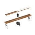 Душевой лоток Timo Drain System 600 DS230206/19 Розовое золото, с двусторонней панелью, под плитку