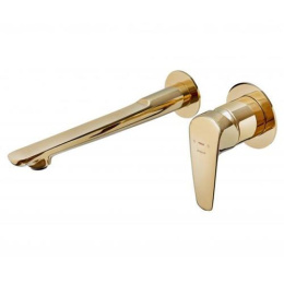 Фото Teka Itaca 67461020G2 Смеситель для умывальника настенный, золото