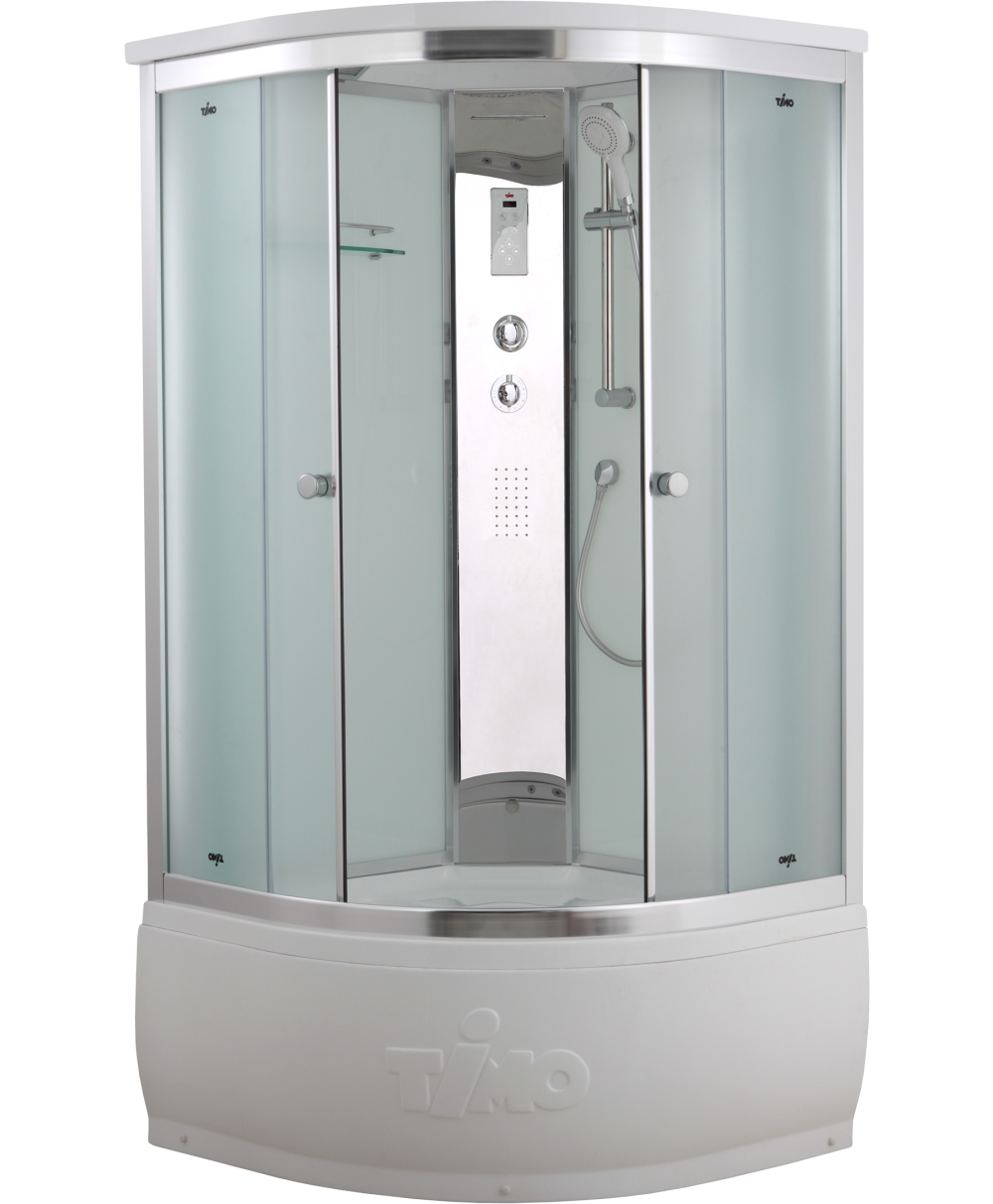 Фото Душевая кабина 100x100x220 Timo (T-8800 F) С гидромассажем, акрил, Поддон глубокий