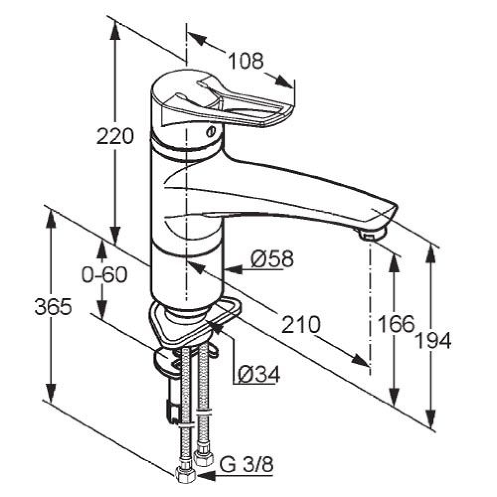Фото Смеситель для кухни Kludi MX (399048262) хром коричневый