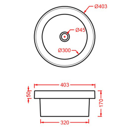 Раковина встраиваемая ArtCeram Fuori Scala (TFL032 41 00)