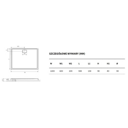 Excellent Zero BREX.1203.120.090.WHN Поддон 120x90 (белый)
