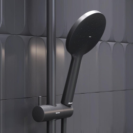 Душевая система с термостатом Damixa Jupiter (977810300) черный